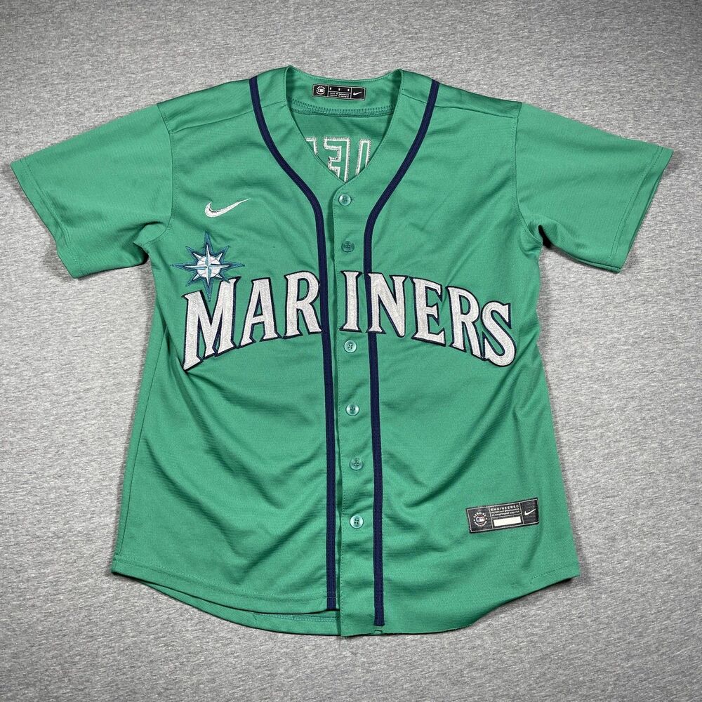 Seattle Mariners Jersey Mens Medium Green MLB Baseball Ken Griffey Jr Nike